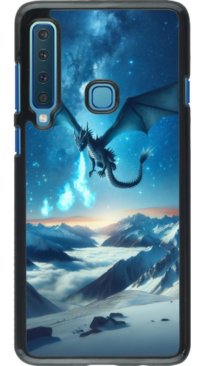 Coque Samsung Galaxy A9 - Dragon nocturne montagne