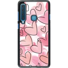 Coque Samsung Galaxy A9 - Easter 2023 pink hearts