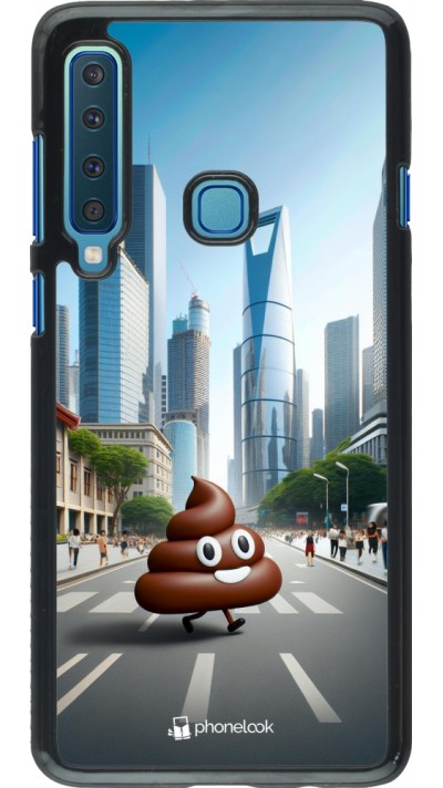 Coque Samsung Galaxy A9 - Emoji Caca walk