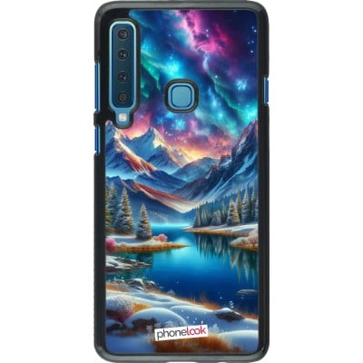 Coque Samsung Galaxy A9 - Fantasy Mountain Lake Sky Stars