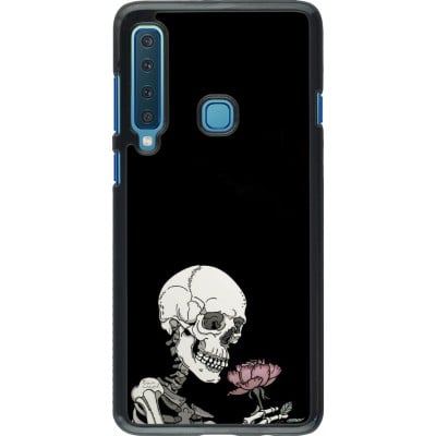 Coque Samsung Galaxy A9 - Halloween 2023 rose and skeleton