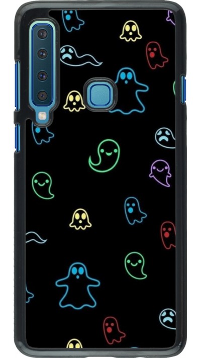 Coque Samsung Galaxy A9 - Halloween 2024 colorful ghosts