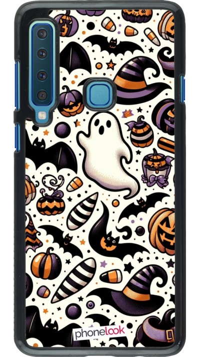 Coque Samsung Galaxy A9 - Halloween 2024 Cute Pattern