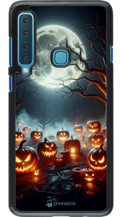 Coque Samsung Galaxy A9 - Halloween 2024 Many Pumpkins