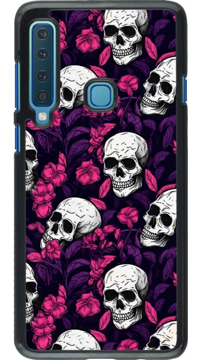 Coque Samsung Galaxy A9 - Halloween 2024 romantic skulls