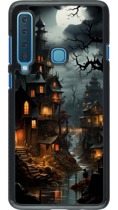 Coque Samsung Galaxy A9 - Halloween 2024 scary town