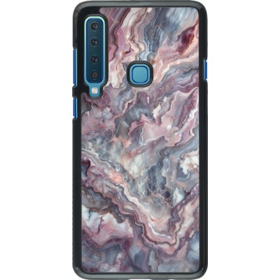 Coque Samsung Galaxy A9 - Marbre violette argentée