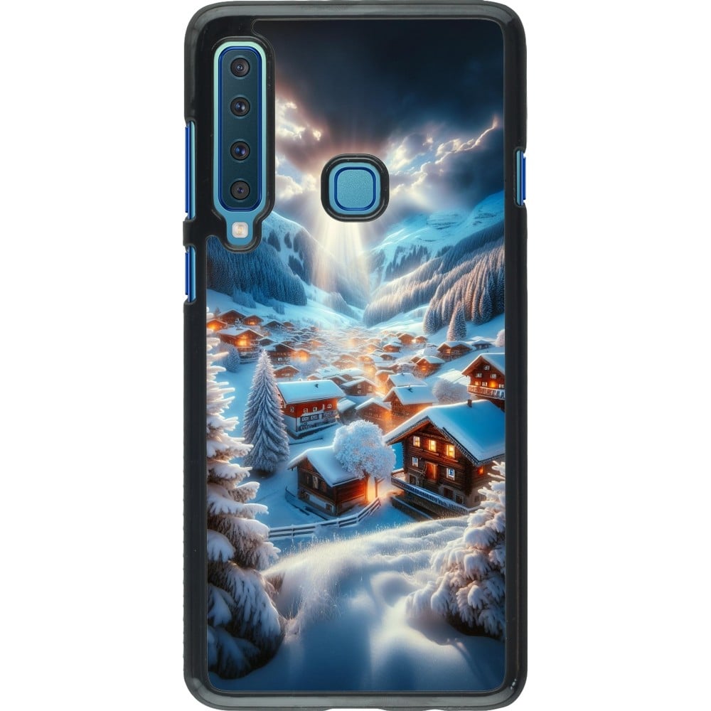 Coque Samsung Galaxy A9 - Mont Neige Lumière