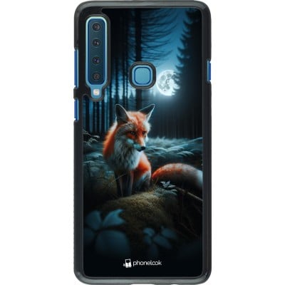 Coque Samsung Galaxy A9 - Renard lune forêt