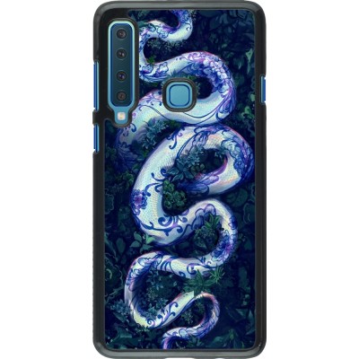 Coque Samsung Galaxy A9 - Serpent Blue Anaconda