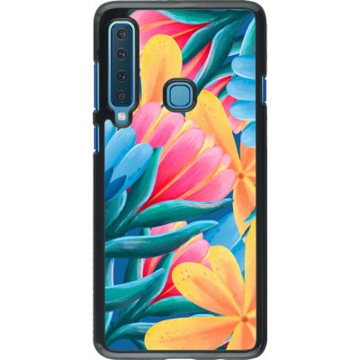 Coque Samsung Galaxy A9 - Spring 23 colorful flowers