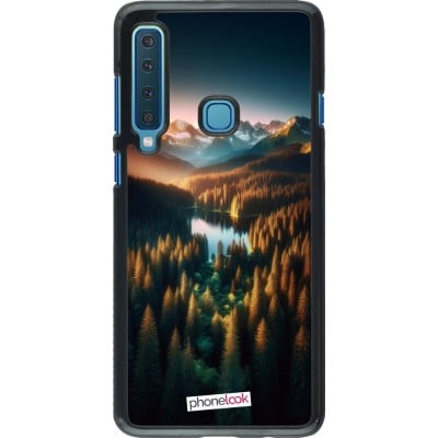 Coque Samsung Galaxy A9 - Sunset Forest Lake