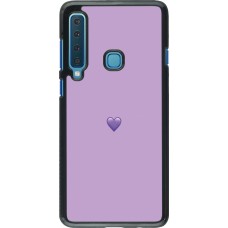 Coque Samsung Galaxy A9 - Valentine 2023 purpule single heart