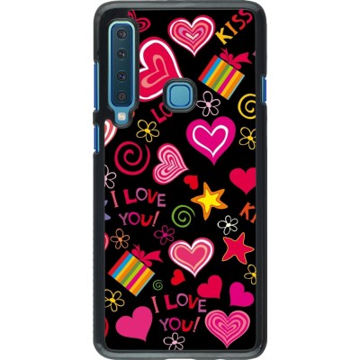 Coque Samsung Galaxy A9 - Valentine 2023 love symbols