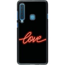 Coque Samsung Galaxy A9 - Valentine 2023 neon love