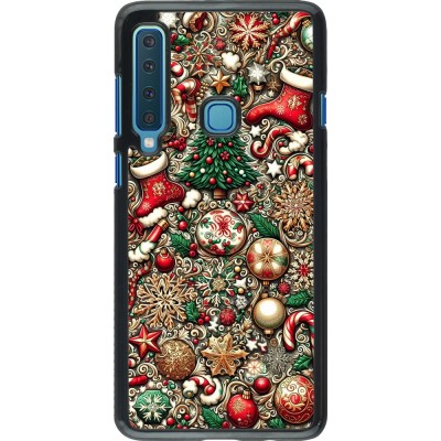 Coque Samsung Galaxy A9 - Noël 2023 micro pattern