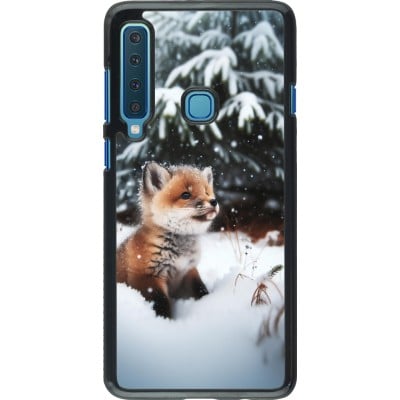 Coque Samsung Galaxy A9 - Noël 2023 Renardeau sapin