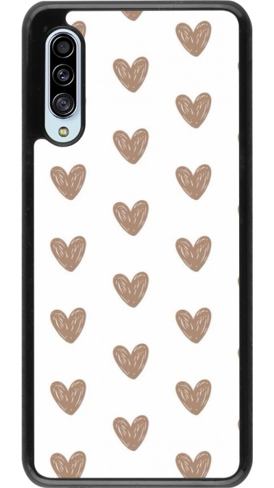 Coque Samsung Galaxy A90 5G - Autumn 2024 brown hearts