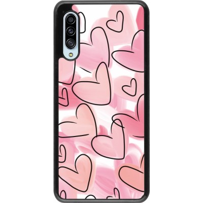 Coque Samsung Galaxy A90 5G - Easter 2023 pink hearts