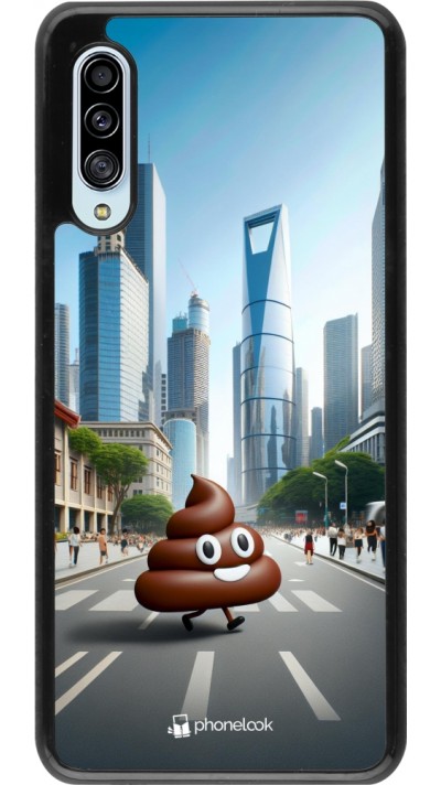 Coque Samsung Galaxy A90 5G - Emoji Caca walk