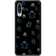 Coque Samsung Galaxy A90 5G - Halloween 2024 colorful ghosts