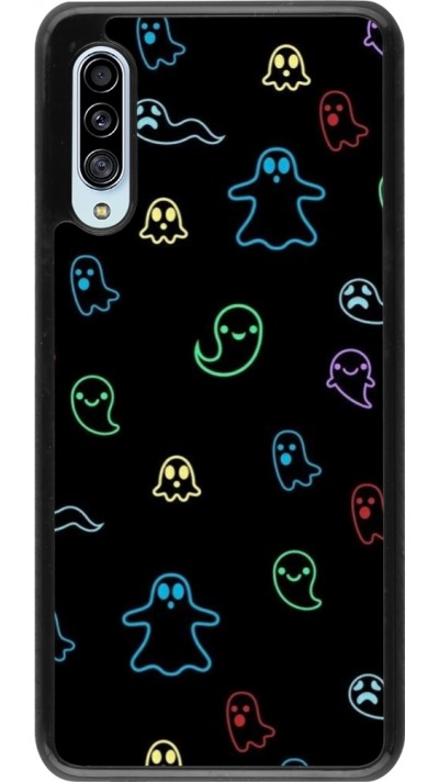 Coque Samsung Galaxy A90 5G - Halloween 2024 colorful ghosts