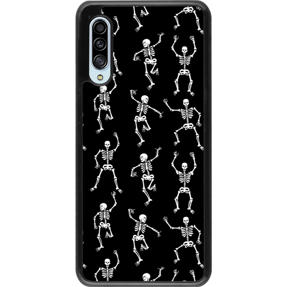 Coque Samsung Galaxy A90 5G - Halloween 2024 dancing skeleton