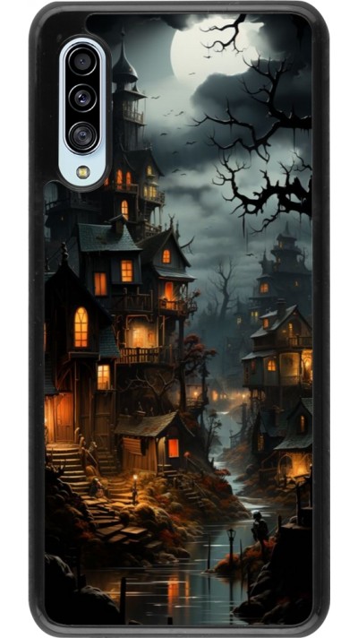 Coque Samsung Galaxy A90 5G - Halloween 2024 scary town