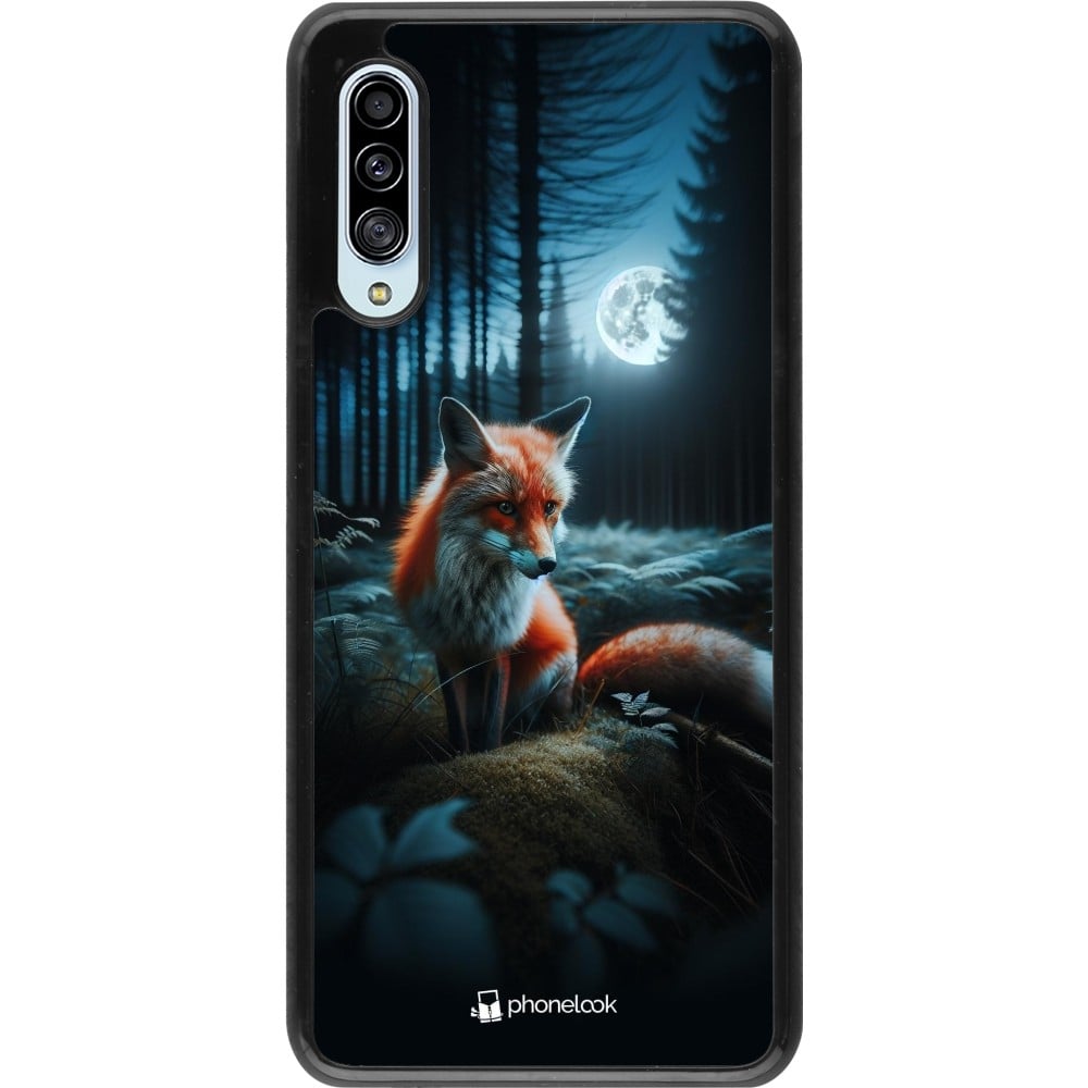 Coque Samsung Galaxy A90 5G - Renard lune forêt