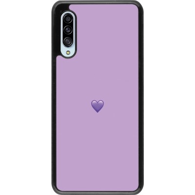 Coque Samsung Galaxy A90 5G - Valentine 2023 purpule single heart