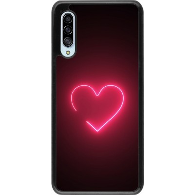 Coque Samsung Galaxy A90 5G - Valentine 2023 single neon heart