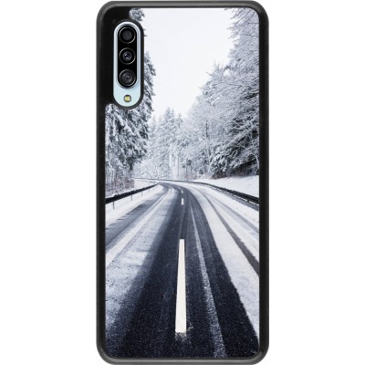 Coque Samsung Galaxy A90 5G - Winter 22 Snowy Road