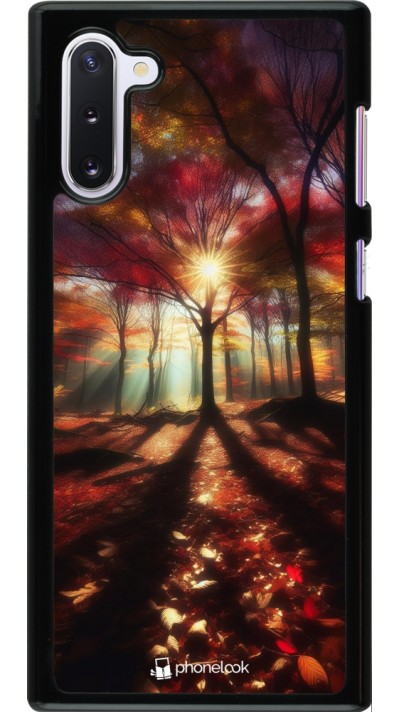 Coque Samsung Galaxy Note 10 - Automne doré glare