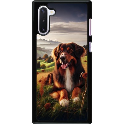 Coque Samsung Galaxy Note 10 - Chien Campagne Suisse