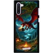 Coque Samsung Galaxy Note 10 - Dragon Volant Forêt Trésor