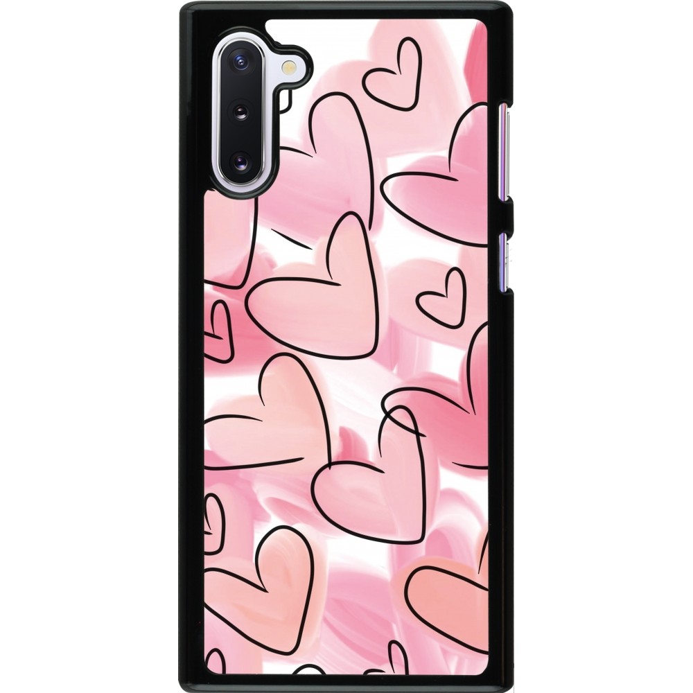 Coque Samsung Galaxy Note 10 - Easter 2023 pink hearts