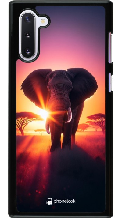 Coque Samsung Galaxy Note 10 - Elephant Sunrise Beauty