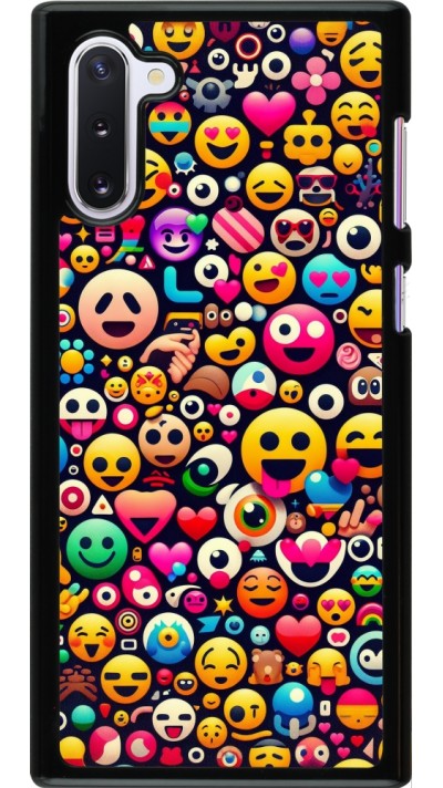 Coque Samsung Galaxy Note 10 - Emoji Mix Color