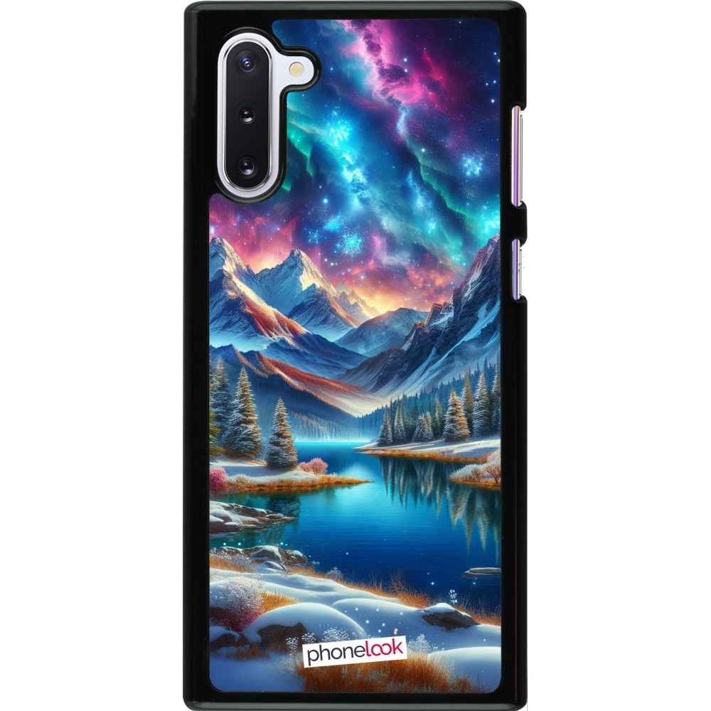 Coque Samsung Galaxy Note 10 - Fantasy Mountain Lake Sky Stars