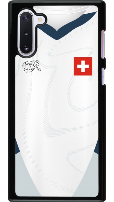 Coque Samsung Galaxy Note 10 - Maillot de football Suisse Extérieur personnalisable