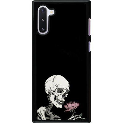 Coque Samsung Galaxy Note 10 - Halloween 2023 rose and skeleton