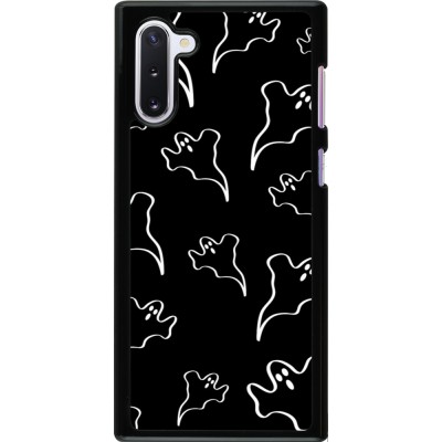 Coque Samsung Galaxy Note 10 - Halloween 2024 black and white ghosts