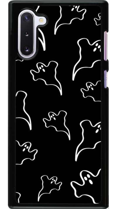 Coque Samsung Galaxy Note 10 - Halloween 2024 black and white ghosts