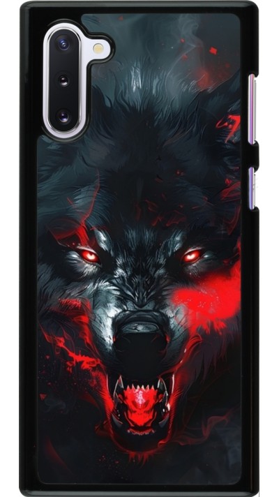 Coque Samsung Galaxy Note 10 - Halloween 2024 mad werewolf