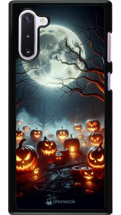 Coque Samsung Galaxy Note 10 - Halloween 2024 Many Pumpkins