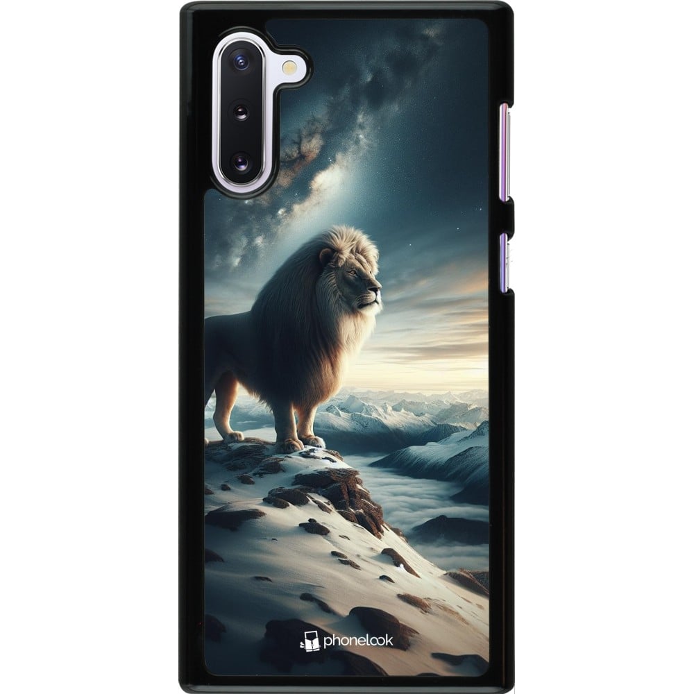 Coque Samsung Galaxy Note 10 - Le lion blanc