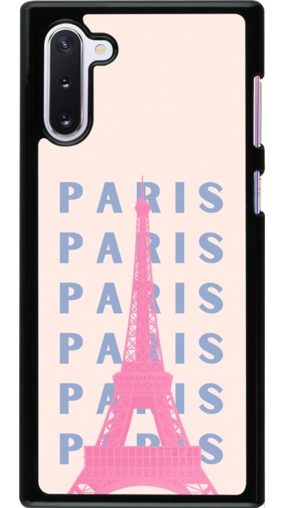 Coque Samsung Galaxy Note 10 - Paris Pink Print