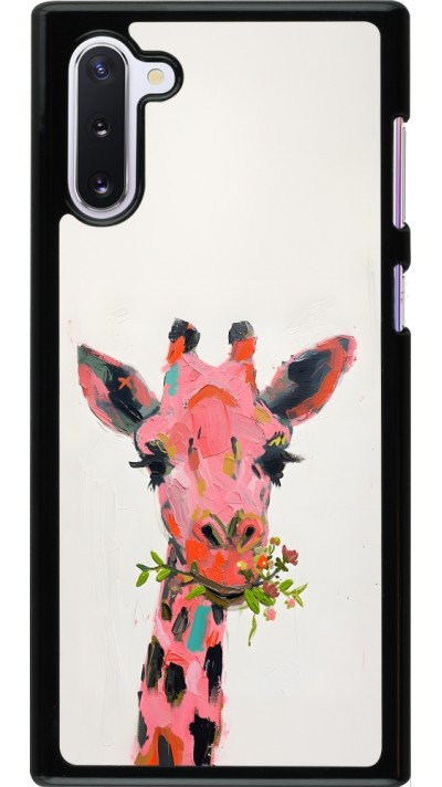 Coque Samsung Galaxy Note 10 - Pink Girafe Paint