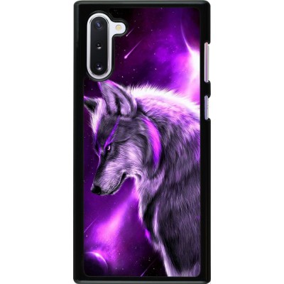 Coque Samsung Galaxy Note 10 - Purple Sky Wolf