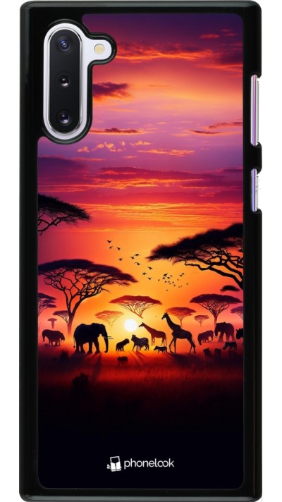 Coque Samsung Galaxy Note 10 - Safari sunset wildlife